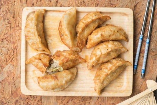 Gyozas de pollo a la plancha